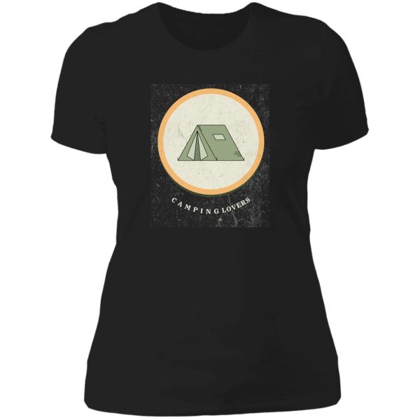 camping lovers camping life lady t-shirt