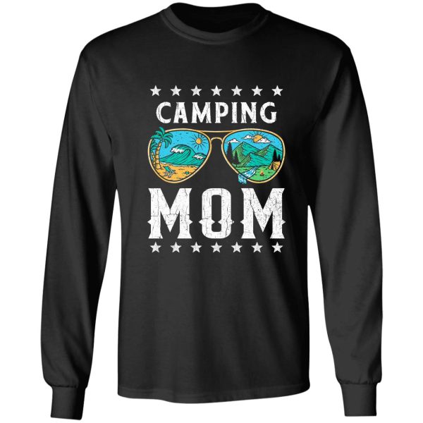 camping mom long sleeve