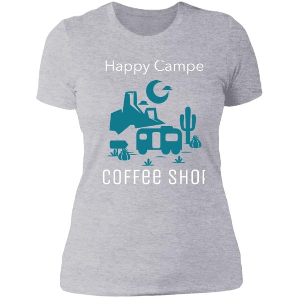 camping outdoors tee lady t-shirt