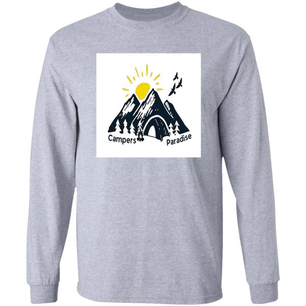 camping paradise campers long sleeve