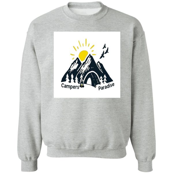 camping paradise campers sweatshirt