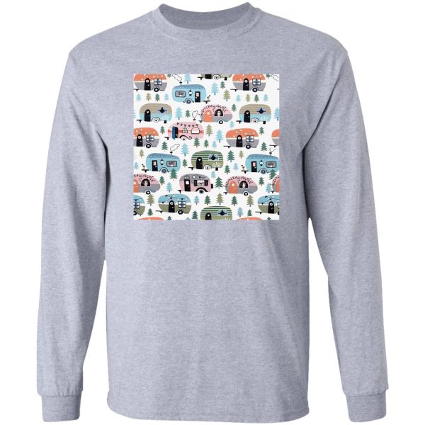 camping pattern long sleeve