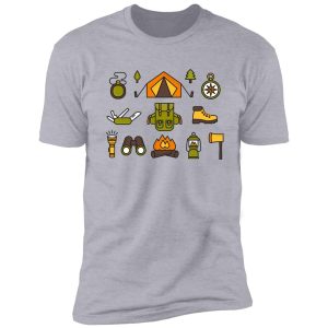 camping pattern shirt