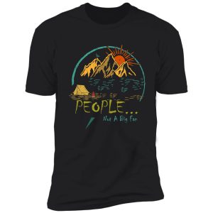 camping people not a big fan vintage tee shirt