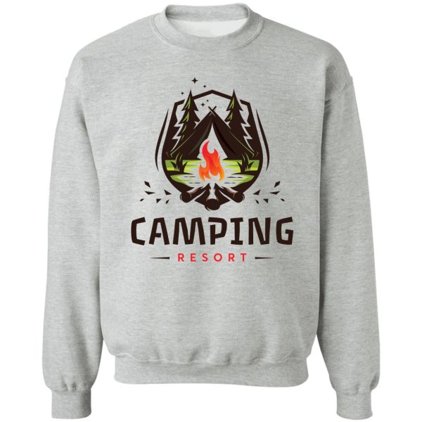 camping resort sweatshirt