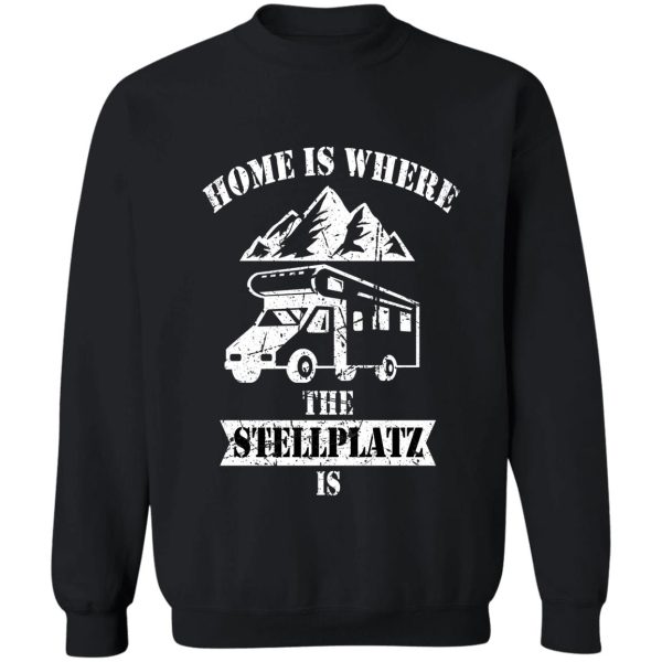 camping saying motorhome caravan gift sweatshirt