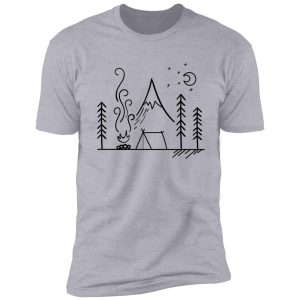 camping scene outdoors shirt