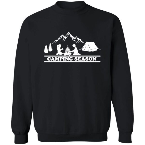 camping season sweatshirt