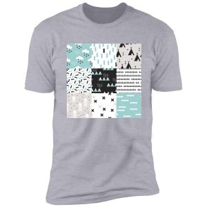 camping shape pattern shirt