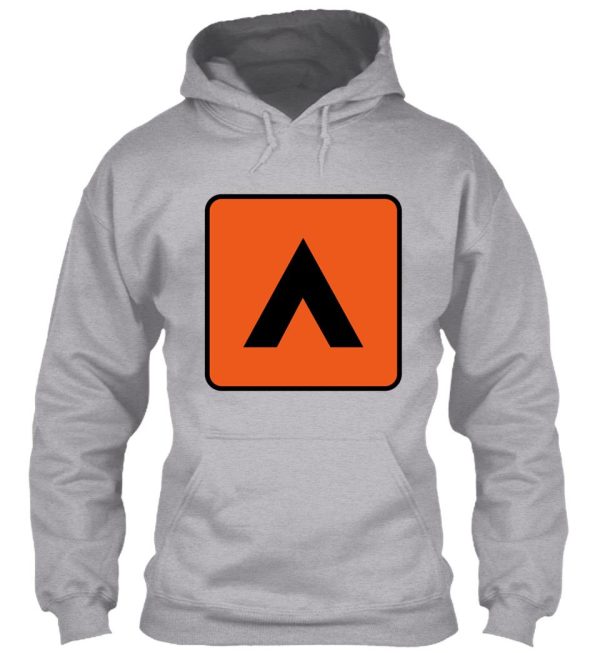 camping sign symbol hoodie
