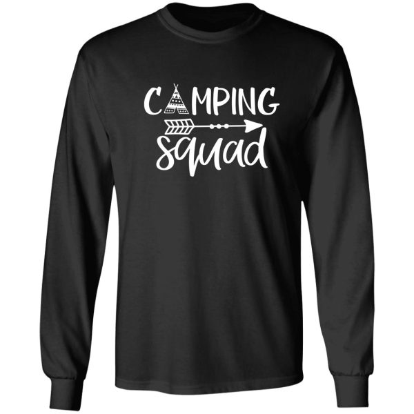 camping squad 2 long sleeve