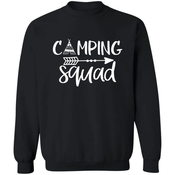 camping squad 2 sweatshirt