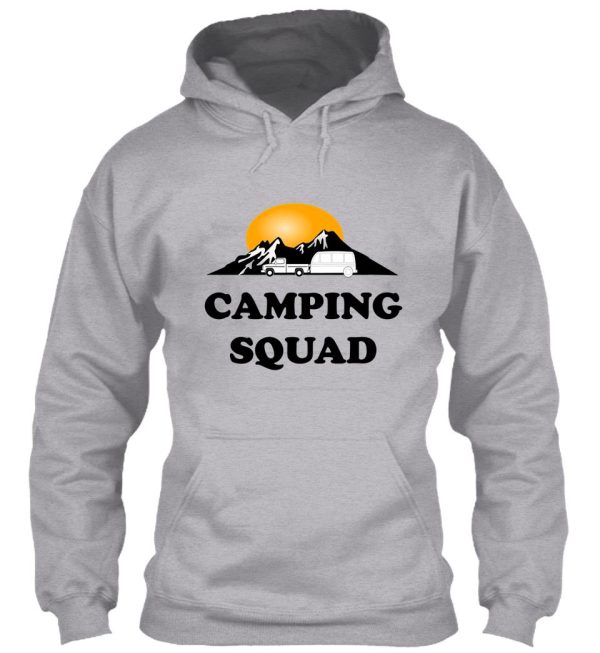 camping squad - camping family group trip 2021 hoodie