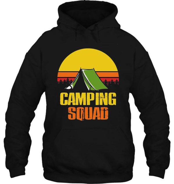 camping squad gifts for camping hoodie