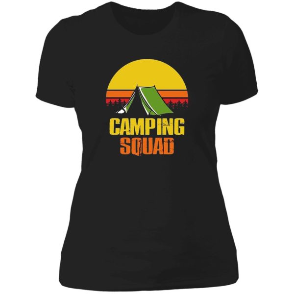 camping squad gifts for camping lady t-shirt