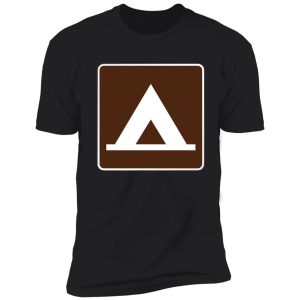 camping symbol sign shirt