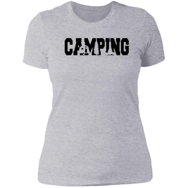 camping t-shirt lady t-shirt