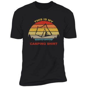 camping tent shirt