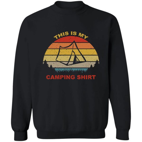 camping tent sweatshirt