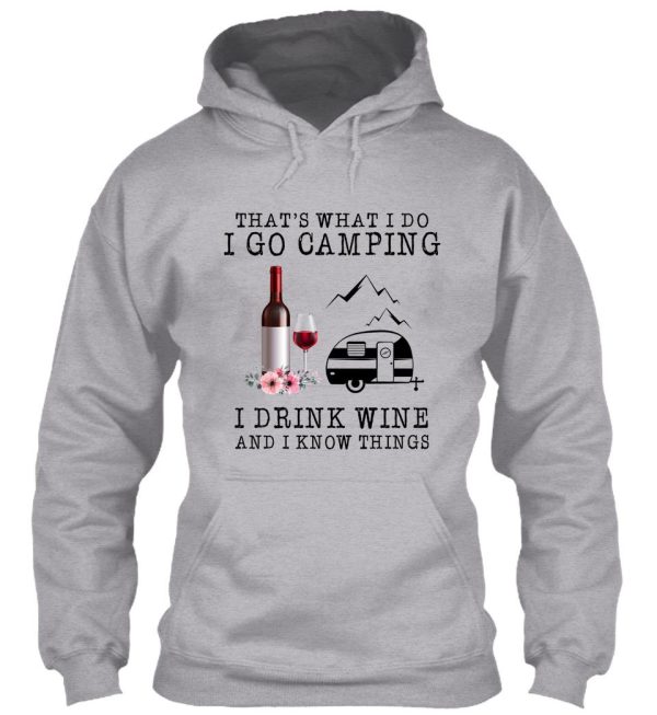 camping- thats what i do hoodie