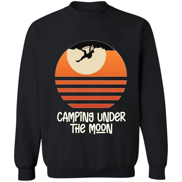 camping under the moon 11 sweatshirt