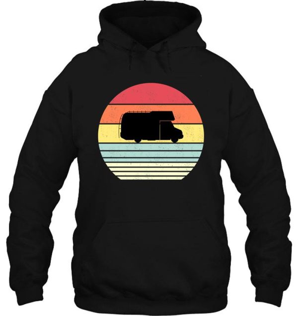 camping van camper retro style hoodie