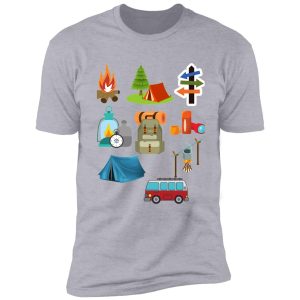 camping vector shirt