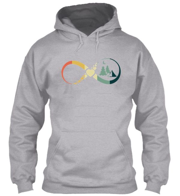 camping vintage infinity hoodie