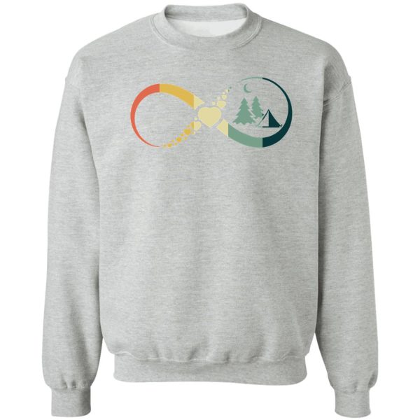 camping vintage infinity sweatshirt