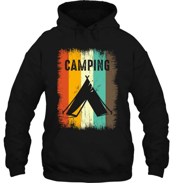 camping vintage retro hoodie