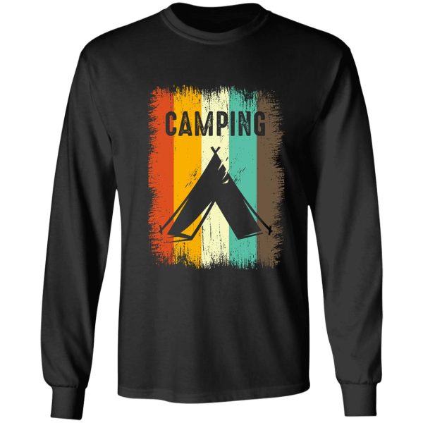 camping vintage retro long sleeve