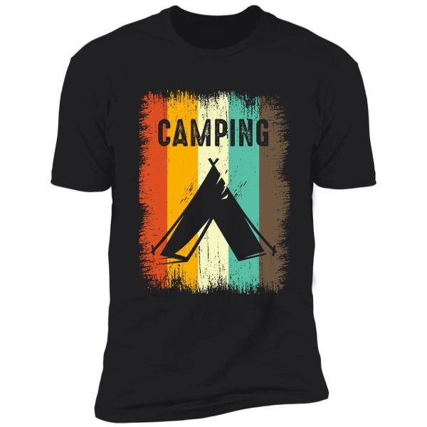 camping vintage retro shirt