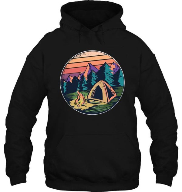 camping wilderness hoodie