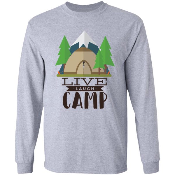 camping wilderness long sleeve