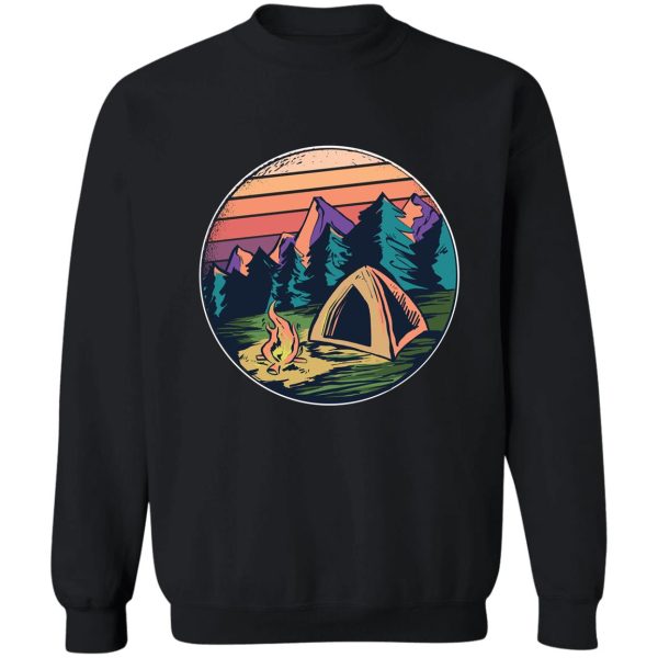 camping wilderness sweatshirt