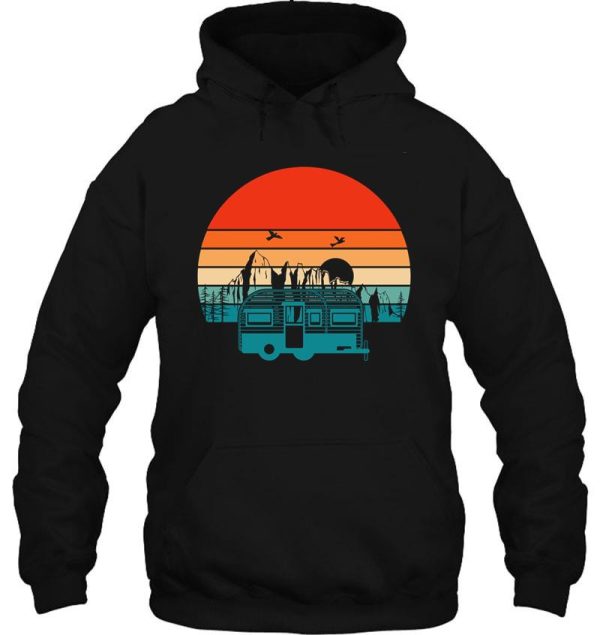 camping with a car campers van weekend forecast camping with a chance of drinking hoodie