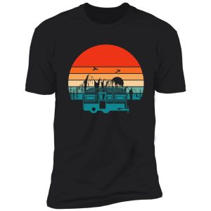 camping with a car, campers van , weekend forecast camping with a chance of drinking shirt