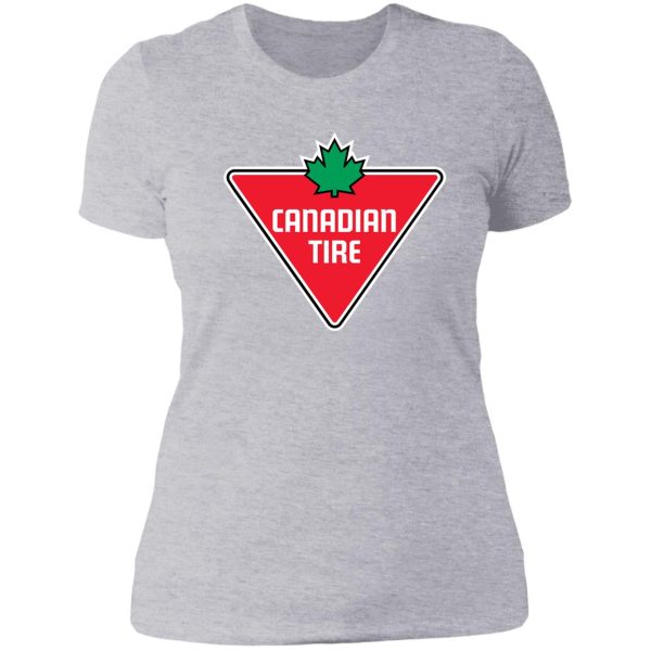 canadian tire logo lady t-shirt