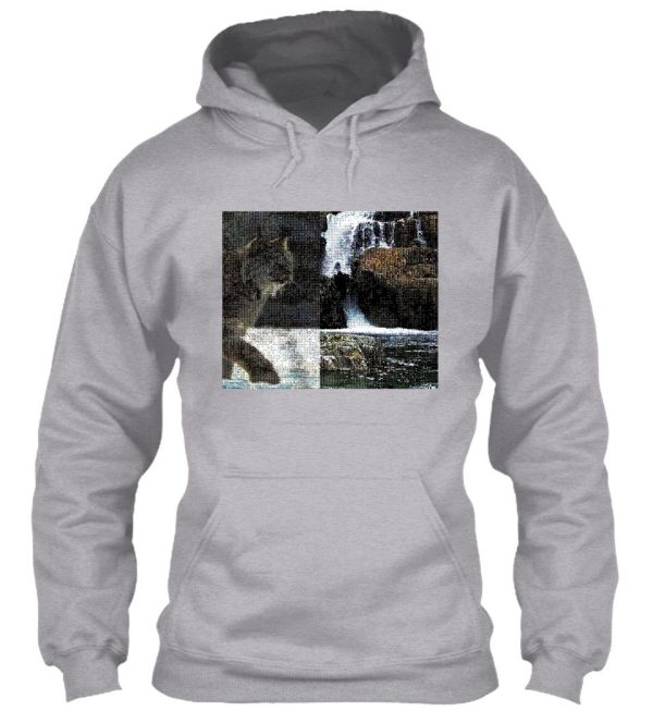 candian wilderness lynx tapestry hoodie