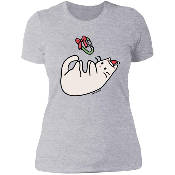 carabiner cat! - christmas special lady t-shirt