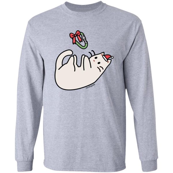 carabiner cat! - christmas special long sleeve