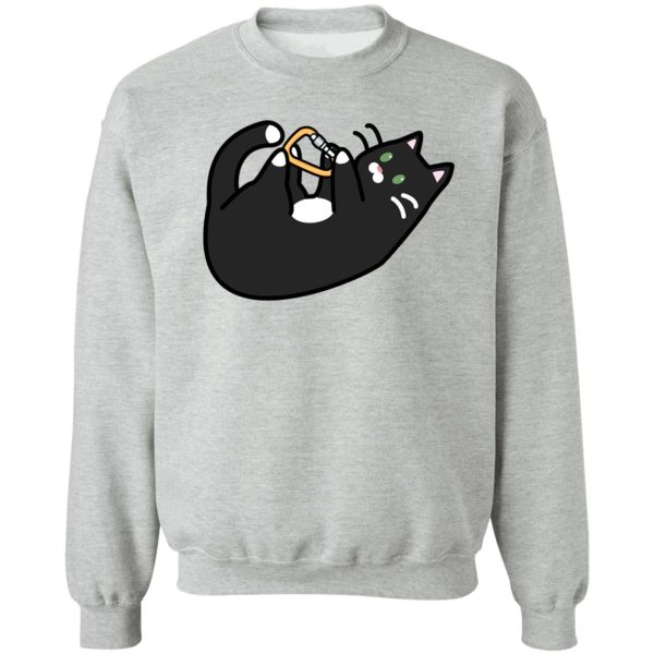 carabiner cat! - mr. jingles sweatshirt
