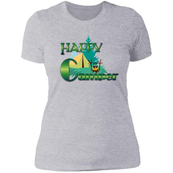 caravan motorhome campsite trailer glamping campervan hiking lover glamper ecologist camp life adventuring tiny house rv camping travel trailer lady t-shirt