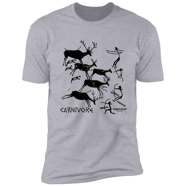 carnivore cave painting shirt