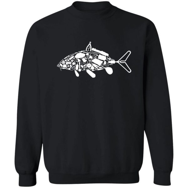 carpy diem - dad fishing shirt sweatshirt