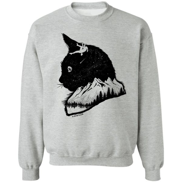 cat lovers rock climbers sweatshirt