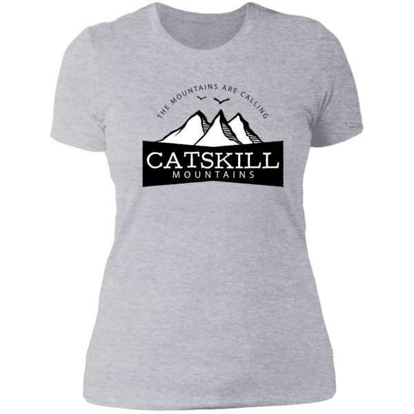 catskill mountains lady t-shirt