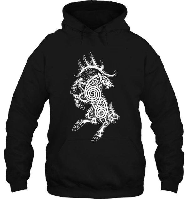 celtic elk rampant hoodie