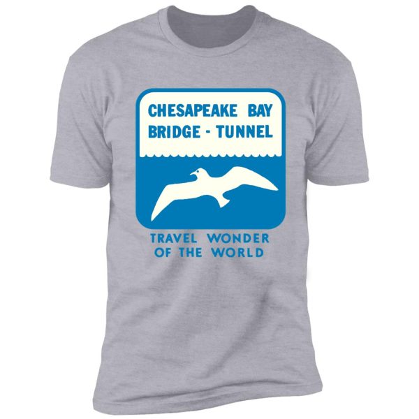 chesapeake bay bridge tunnel vintage travel decal shirt