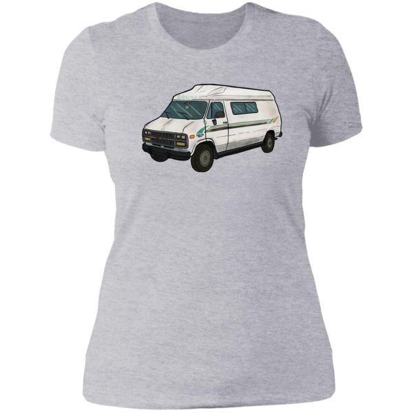 chevy van lady t-shirt